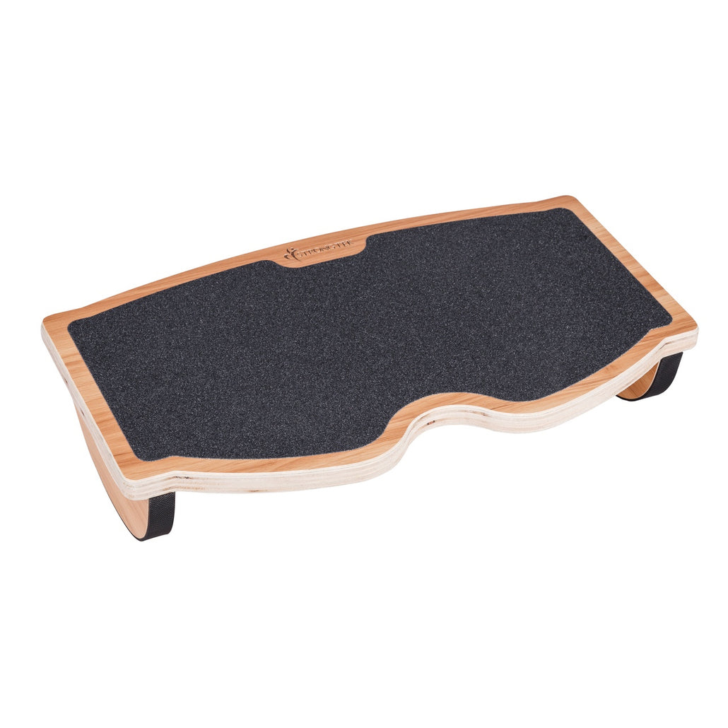 Strongtek professional wooden balance board, rocker board, 17.5